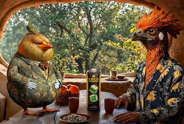 Uma das primeiras campanhas 100% em AI para Coco Quadrado veiculada em TV naciona.