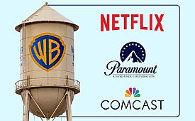 WBD pede segunda rodada de propostas para Comcast, Netflix e Paramount (Crédito: Schager/Shutterstock/Equipe M&M)