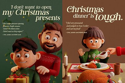 Campanha fala sobre o Natal para pessoas autistas