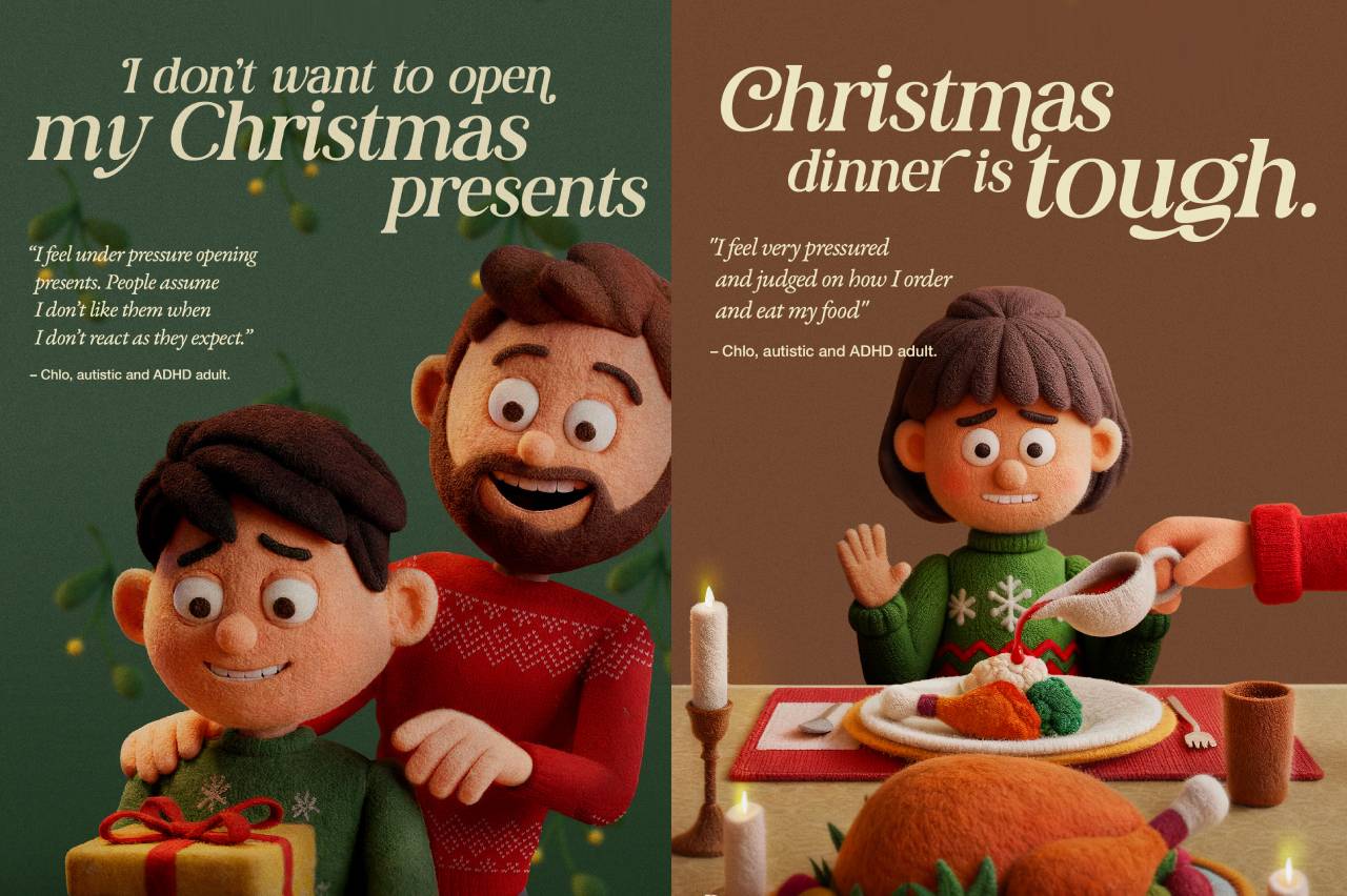 Campanha fala sobre o Natal para pessoas autistas