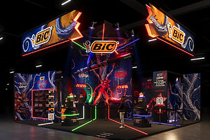 Bic cria estande inspirado no universo de Stranger Things (Crédito: Divulgação)