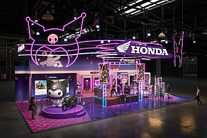 Espaço da Honda Motos na CCXP25 (Crédito: Divulgação)