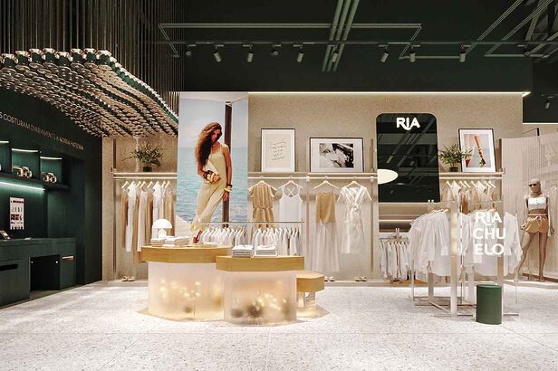 3D da pop-up store da Riachuelo