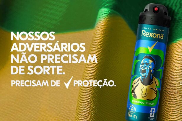 Rexona quer ativar o futebol com patrocínio à Copa do Mundo Fifa (Crédito: Divulgação)