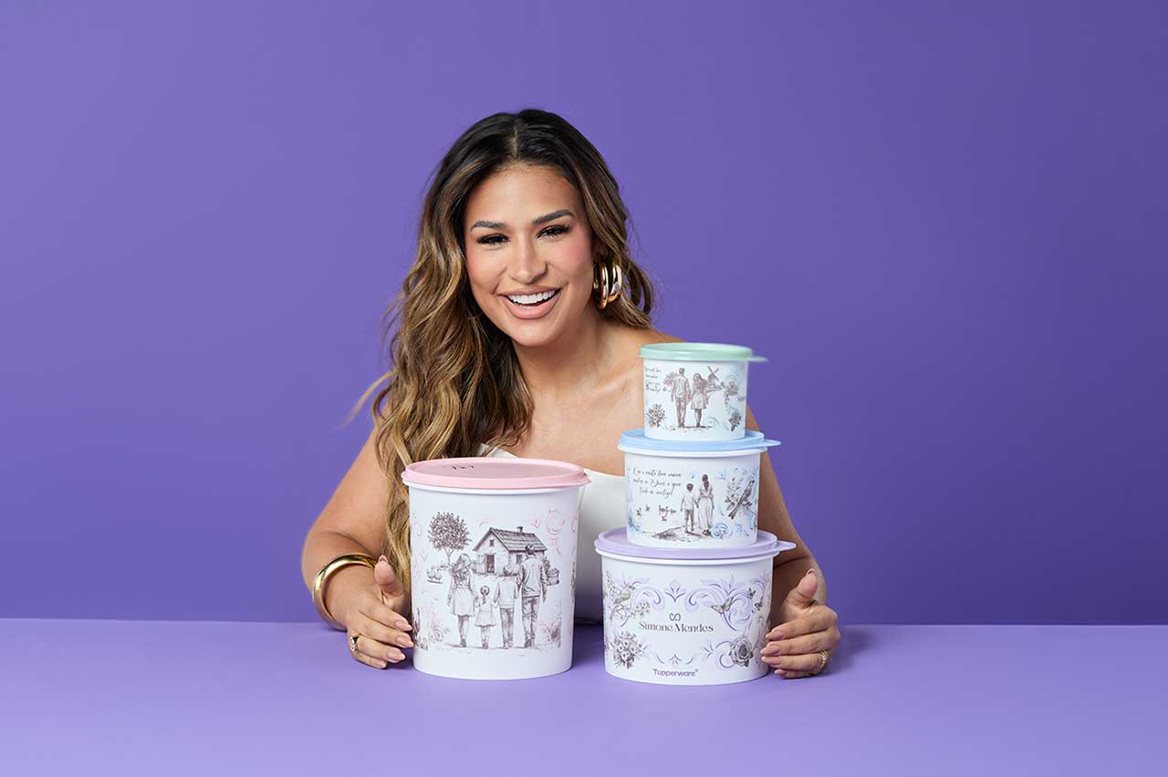 Simone Mendes reforça vínculo e apresenta collab com Tupperware (Crédito: Divulgação)