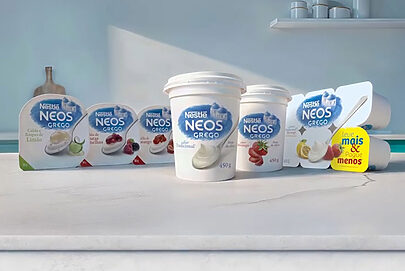 Lactalis fala grego para apresentar Nestlé Neos