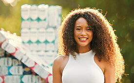 Taís Araújo em campanha da Italac, um dos clientes que chegou à Galeria