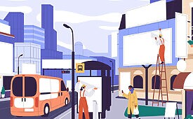 Empresas apresentam estratégias criativas de OOH para 2026 (Créditos: Good Studio/Shutter)