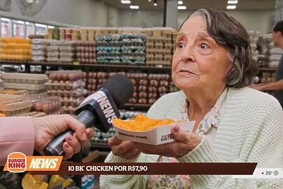 BK usa preço do ovo como referência em nova campanha