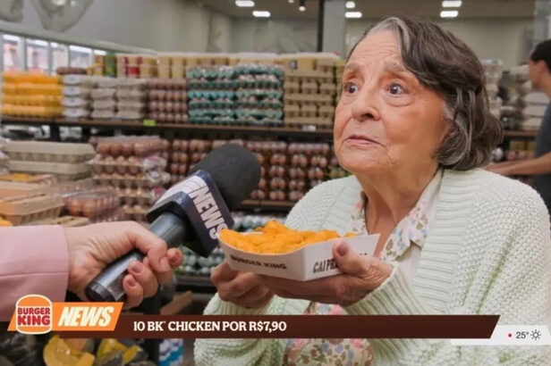 Burger King destaca lanche com frango em nova campanha (Crédito: Divulgação)