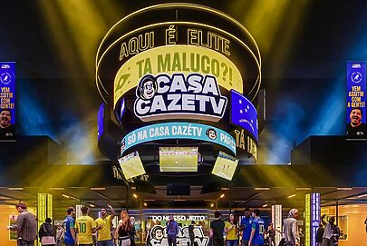 Casa CazéTV já garante seis patrocinadores