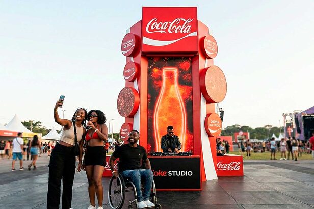 Coca-Cola terá Coke Studio para interagir com o público no Festival de Verão (Crédito: Divulgação)