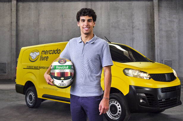 Mercado Livre é o novo patrocinador do piloto de Fórmula 1 Gabriel Bortoleto (Créditos: Divulgação)