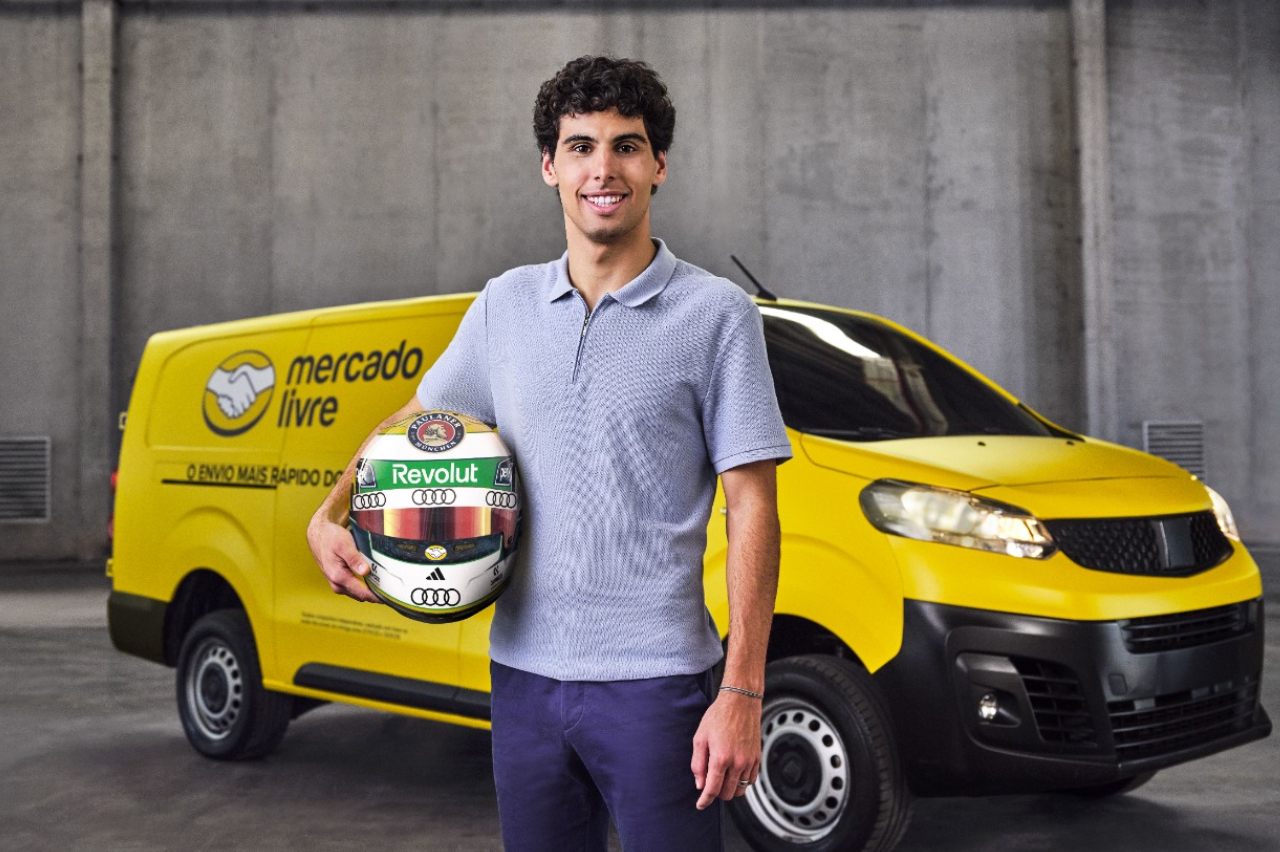 Mercado Livre é o novo patrocinador do piloto de Fórmula 1 Gabriel Bortoleto (Créditos: Divulgação)