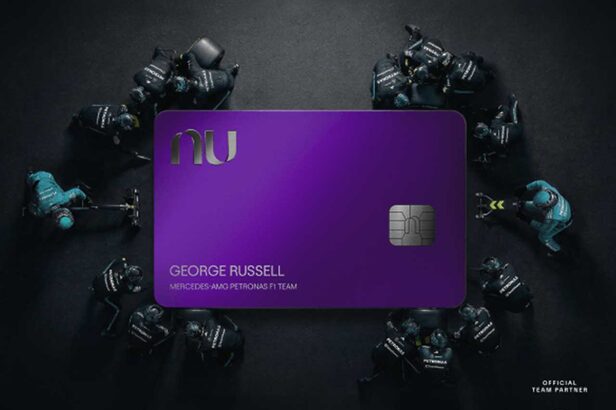 Nubank entra na Fórmula 1 com parceria de longo prazo com a Mercedes- AMG Petronas (Crédito: Reprodução)