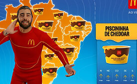 Pedro Scooby destaca novidades da família Cheddar no McDonald’s (Crédito: Divulgação)