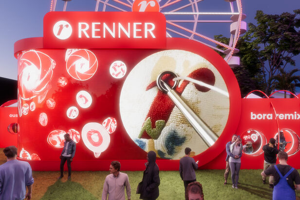 Ativação da Renner no Planeta Atlântida (Créditos: Divulgação)