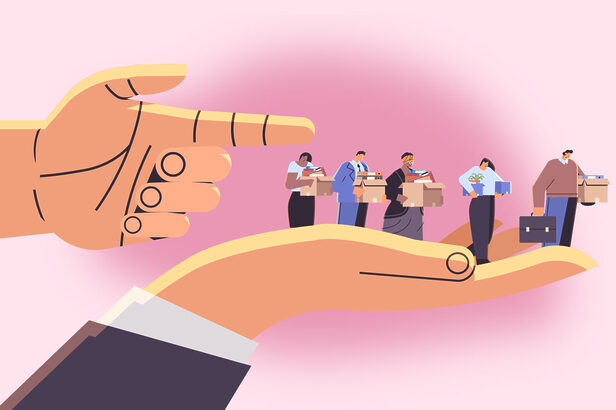 Qual é a relação das demissões nas techs com IA? (Crédito: ProStockStudio)