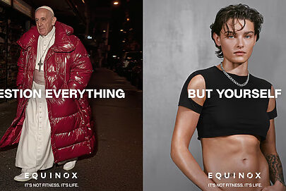 Equinox contrapõe IA à força humana em campanha