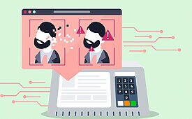 Combate às fake e deepfakes: como veículos lidarão com isso? (Crédito: Graphic Gurus Vectormine/Shutterstock)