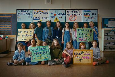 Lego convida crianças a participar do debate sobre IA