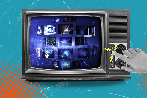 O fim do sinal analógico da TV aberta e o início da DTV+: padrão funcionava há 75 anos, desde a primeira transmissão em setembro de 1950; desligamento marca operação 100% digital e início da preparação para a TV 3.0 ou DTV+ (Crédito: Beast01 Who is danny-Shutterstock)