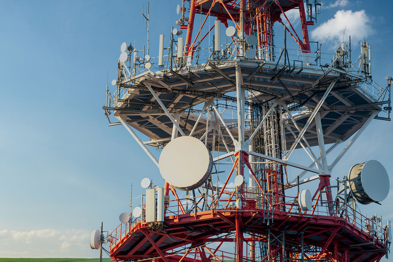 Antena de telefonia (Crédito: Mike Mareen/Shutterstock)