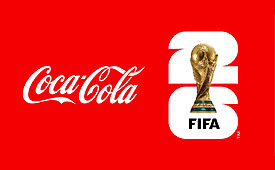 Coca-Cola é uma das marcas patrocinadoras da Copa do Mundo Fifa 2026 (Créditos: Divulgação)