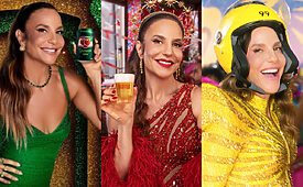 Ivete Sangalo é embaixadora de Guaraná,  Itaipava e 99 e 99Food no Carnaval 2026 (Créditos: Divulgação)