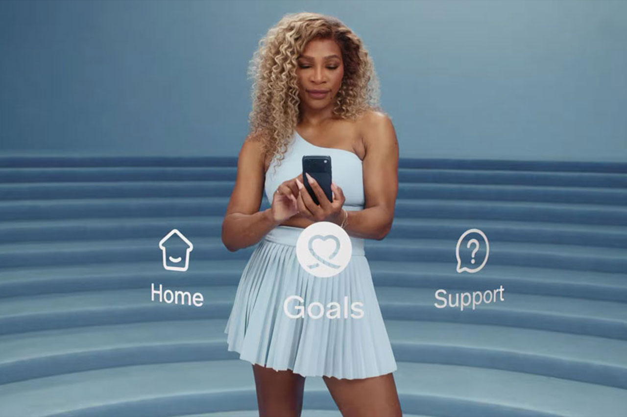 Serena Williams em campanha da healthtech Ro para o Super Bowl - healthcare