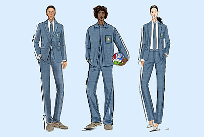 Ricardo Almeida apresenta alfaiataria para a CBF