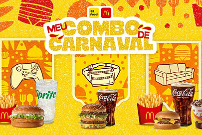 99Food e McDonald’s, juntas, dão descontos no Carnaval