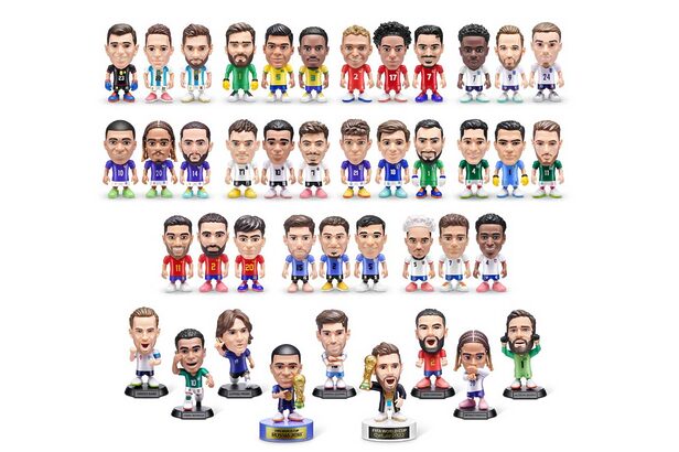 Candide e Fifa lançam mini colecionáveis das seleções campeãs do mundo (Crédito: Divulgação)