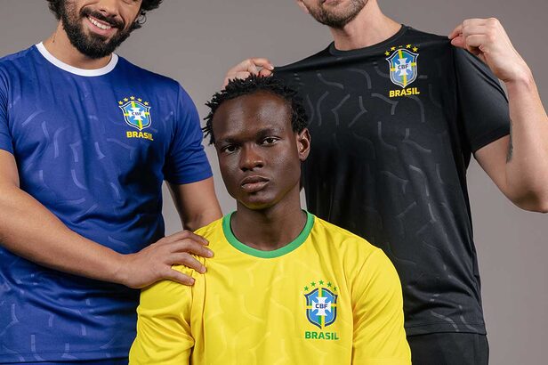 Centauro lança linha de roupas inspiradas na seleção brasileira (Crédito: Divulgação)