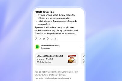 ChatGPT inicia exibição de anúncios nos Estados Unidos
