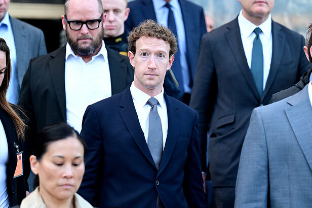 Zuckerberg no tribunal e redes sociais: tão viciantes quanto o cigarro (Crédito: Wally Skalij/GettyImages)