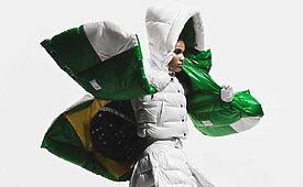 Moncler apresenta uniformes para o Time Brasil nos Jogos Olímpicos de Inverno (Crédito: Divulgação)