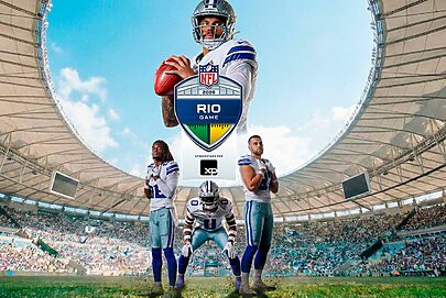 NFL confirma Dallas Cowboys para o jogo no Rio