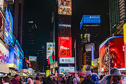 Como funciona a Times Square de Nova York?