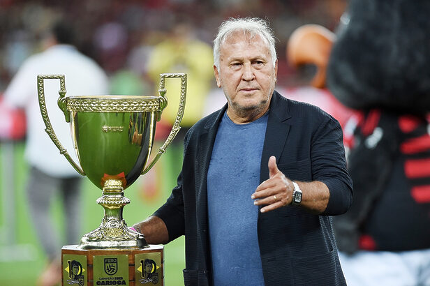 Zico será o técnico do Brasil na World Legends Cup, que será exibida pela Globo (Crédito: A-PAES-shutterstock)