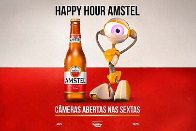 Amstel e Globoplay liberam sinal do BBB 26 em ação inédita