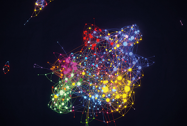 Representação visual real da base de creators da BrandLovers, por nicho