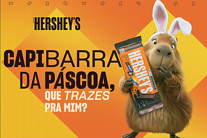 Hershey’s troca coelho por capivara na Páscoa 2026