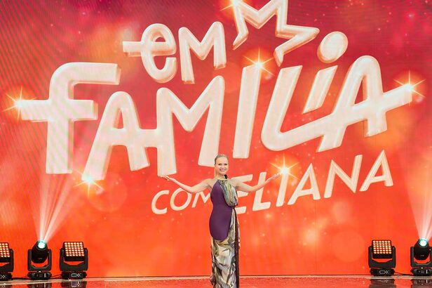 Em Família, com Eliana marca seu retorno às tardes de domingo na TV aberta (Crédito: Globo/Bob Paulino)