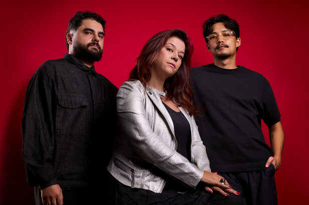 Felipe Francis, Juliana Vilhena e Caio Fukamizu