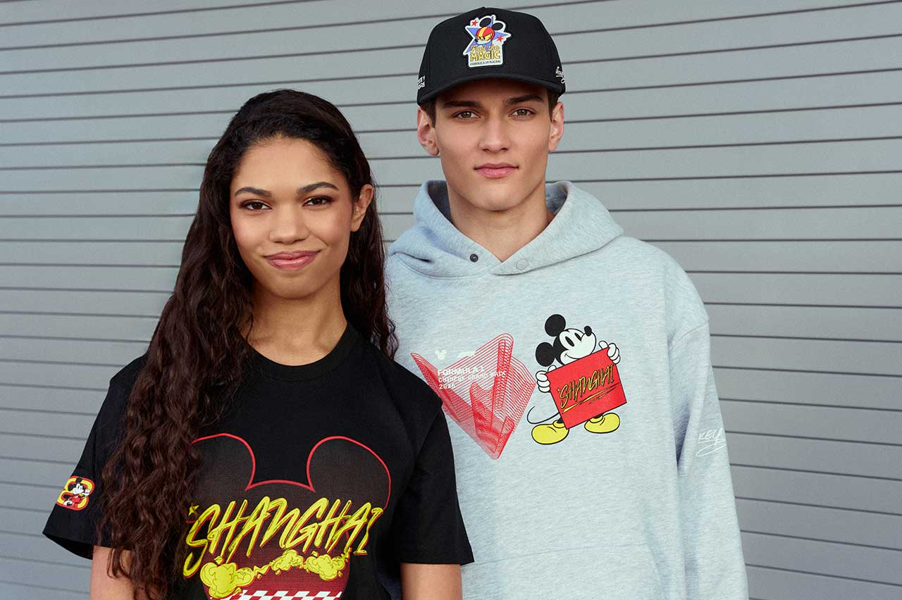 Collab entre Fórmula 1 e Disney terá peças inspiradas em cada um dos GPs (Crédito: Divulgação)