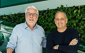 Marcelo Lima e Duda Salvador (Crédito: Divulgação)