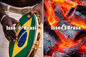 Burguer King brinca com o conceito "Brasa", apresentado na nova camisa do Brasil para a Copa do Mundo Fifa 2026 (Créditos: Divulgação)