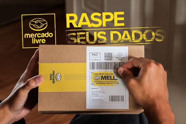 Marcos Mion protagoniza campanha do Mercado Livre sobre proteção de dados em embalagem