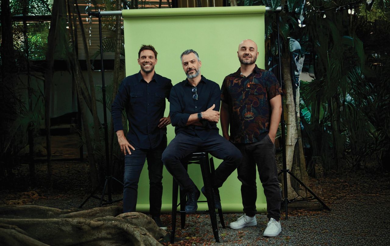 Calebe, Ale e Rafael, sócios-fundadores da Origem (Crédito: Divulgação)